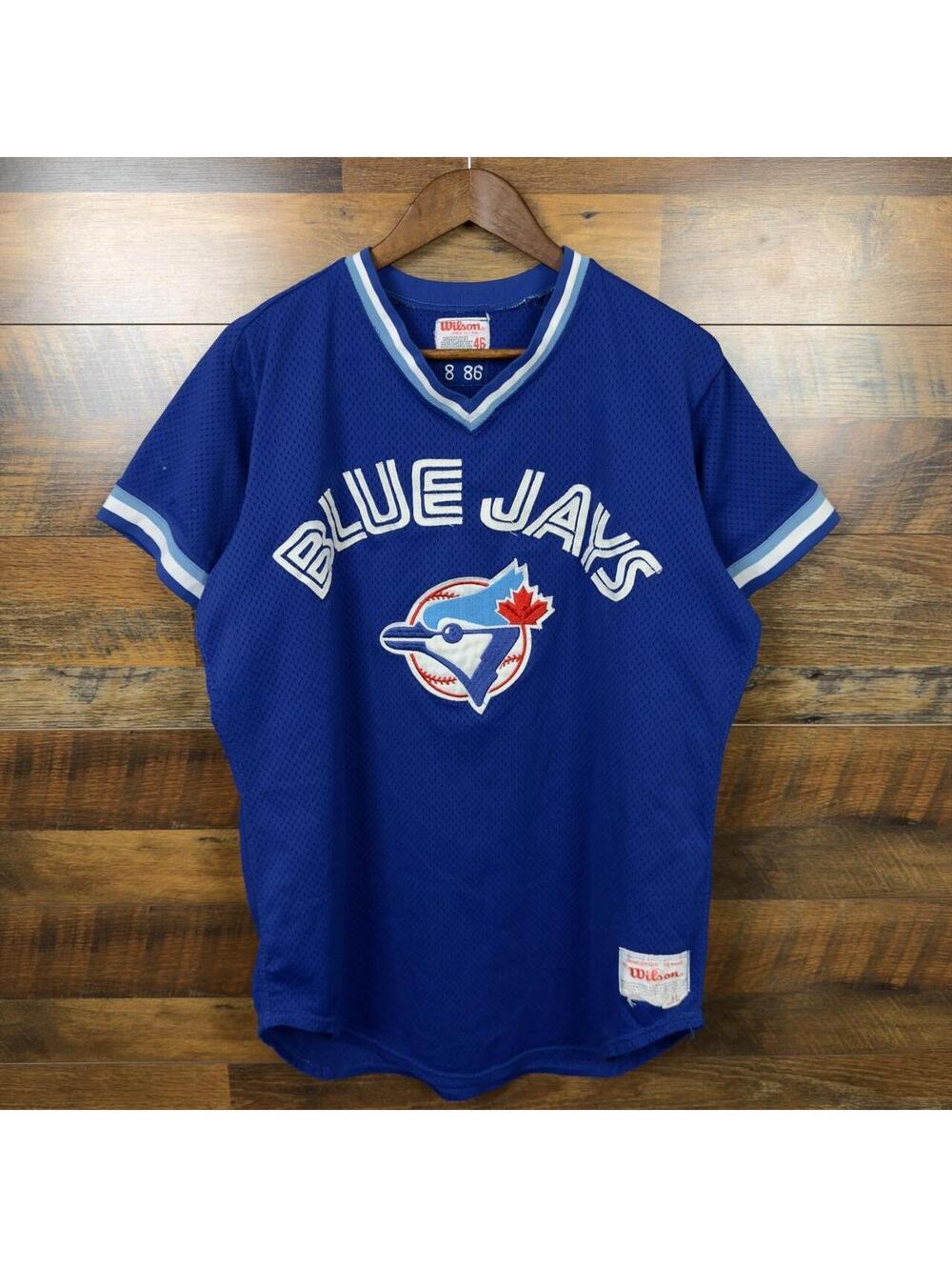 Vintage Toronto Blue Jays Wilson Baseball Jersey Size 46 Made in USA